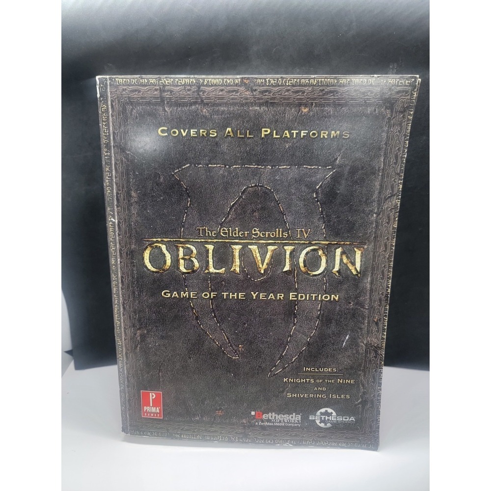 Elder Scrolls IV: Oblivion Prima Strategy Guide Book Game of the Year Edition